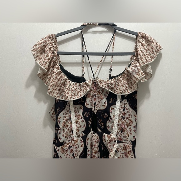 Joyfolie NETTA DRESS IN BLACK BOHO PRINT XXL - Picture 6 of 10